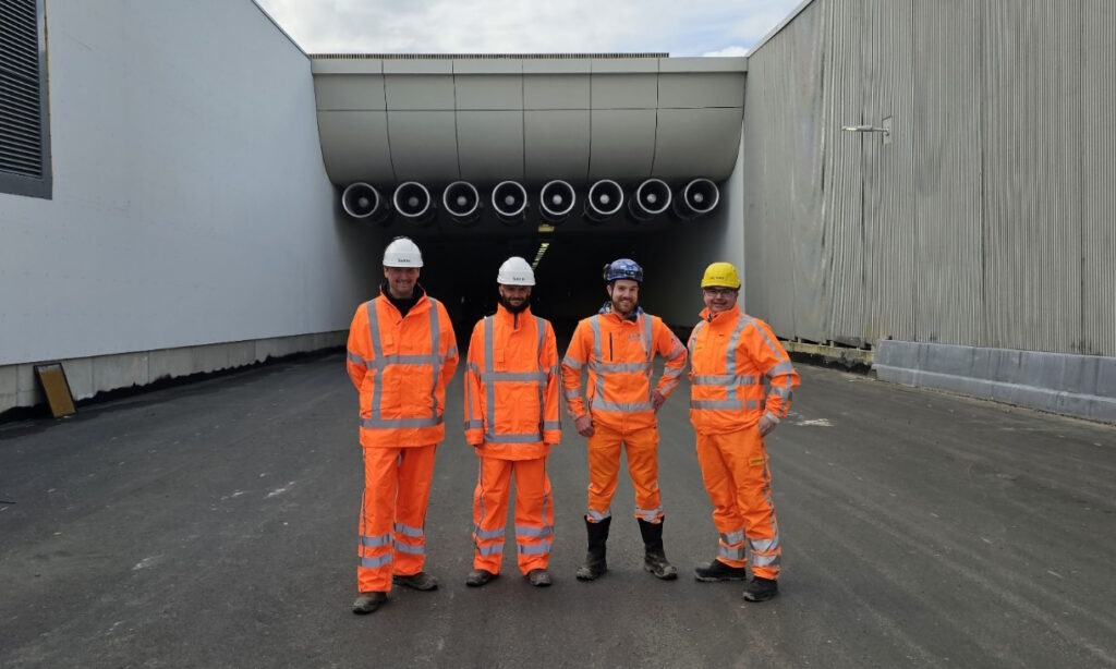 Arbeidsveiligheid tunnels werkbezoek 22-4-2024